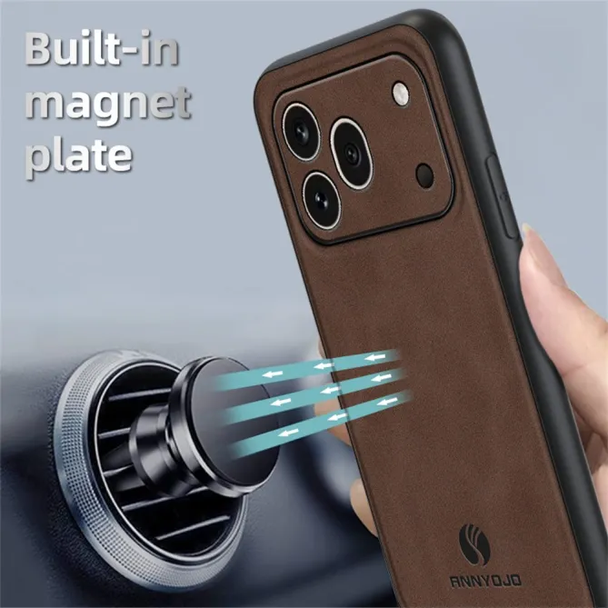 Coque Honor 600 Pro Simili Cuir Magnétique