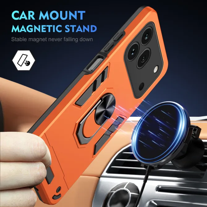 Pack Coque Honor 600 Pro Anneau Support et 2 Verres Trempés