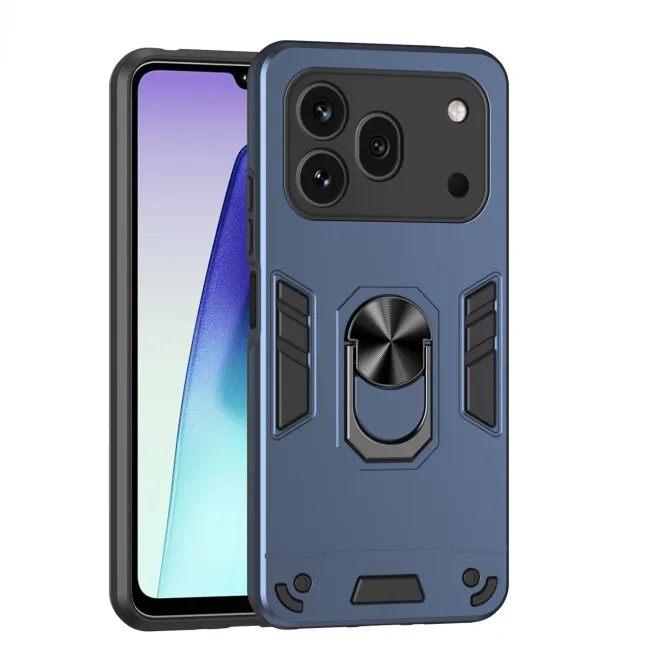 Pack Coque Honor 600 Pro Anneau Support et 2 Verres Trempés