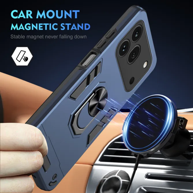Pack Coque Honor 600 Pro Anneau Support et 2 Verres Trempés