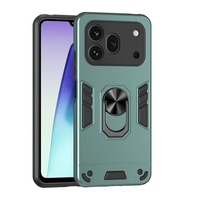 Pack Coque Honor 600 Pro Anneau Support et 2 Verres Trempés