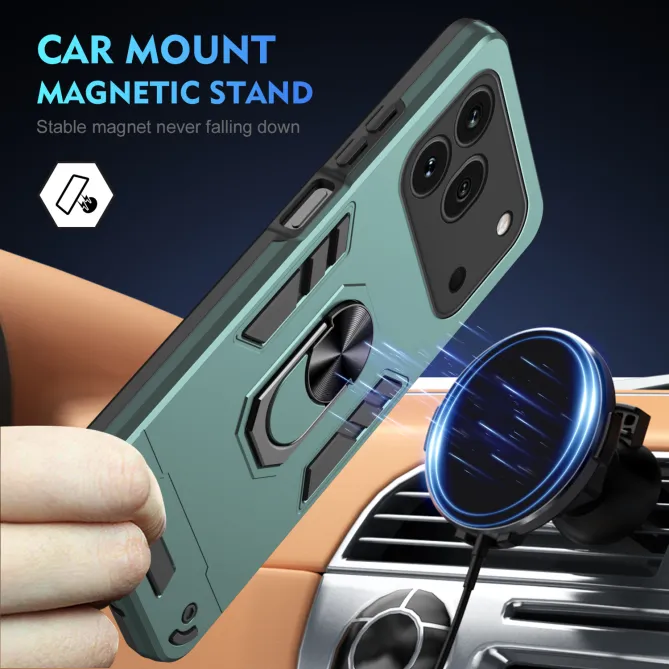 Pack Coque Honor 600 Pro Anneau Support et 2 Verres Trempés