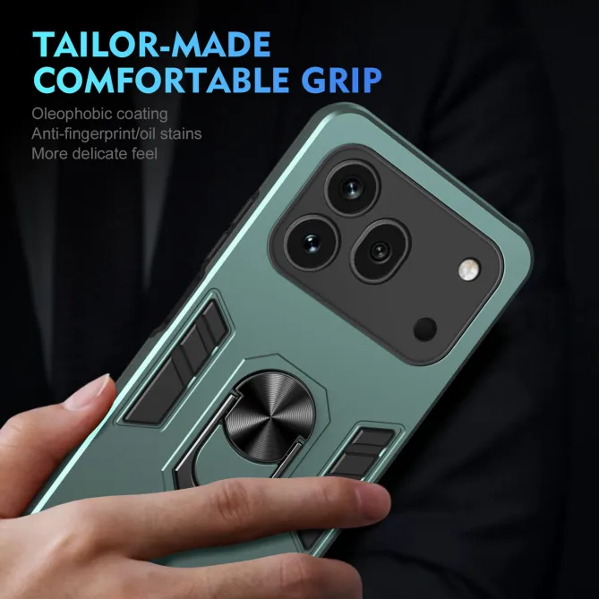 Pack Coque Honor 600 Pro Anneau Support et 2 Verres Trempés