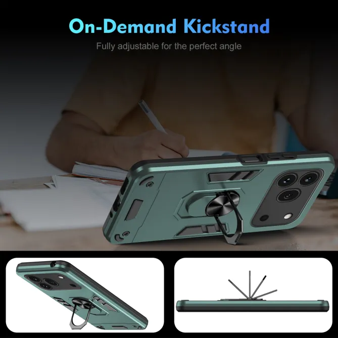 Pack Coque Honor 600 Pro Anneau Support et 2 Verres Trempés