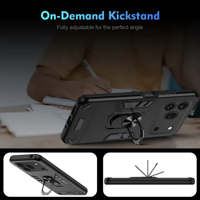 Pack Coque Honor 600 Pro Anneau Support et 2 Verres Trempés