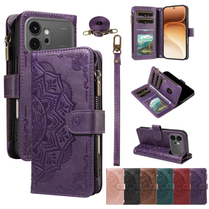 Housse Honor 600 / 600 Pro Mandala Zippée 9 Cartes