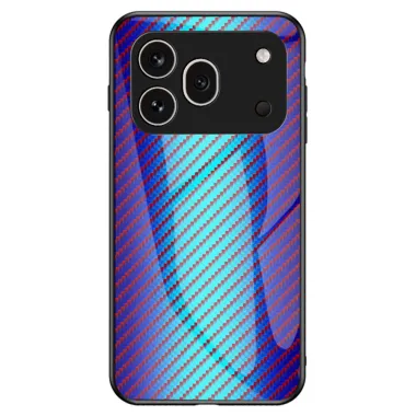 Coque Honor 600 Pro Verre Trempé Design Fibre de Carbone