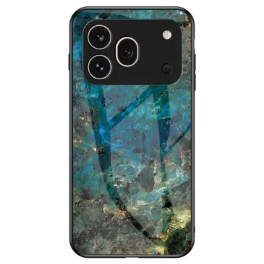 Coque Honor 600 Pro Verre Trempé Marbre Émeraude