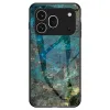 Coque Honor 600 Pro Verre Trempé Marbre Émeraude