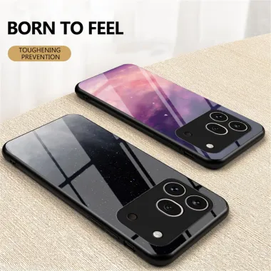 Coque Honor 600 Pro Verre Trempé Ciel Étoilé Multicolore