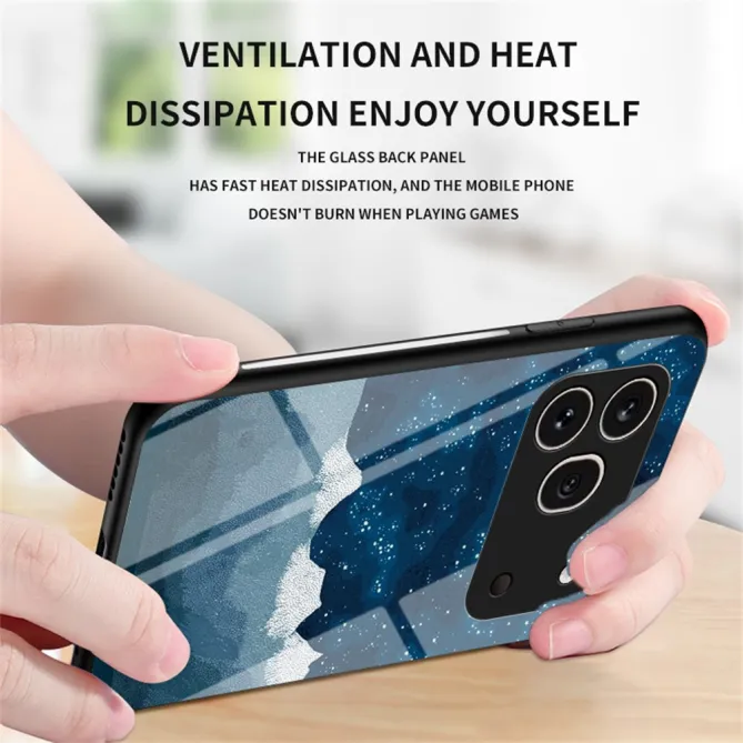 Coque Honor 600 Pro Verre Trempé Ciel Crépuscule Violet