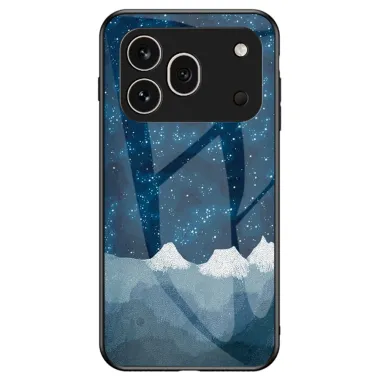 Coque Honor 600 Pro Verre Trempé Montagnes Enneigées Nuit Étoilée