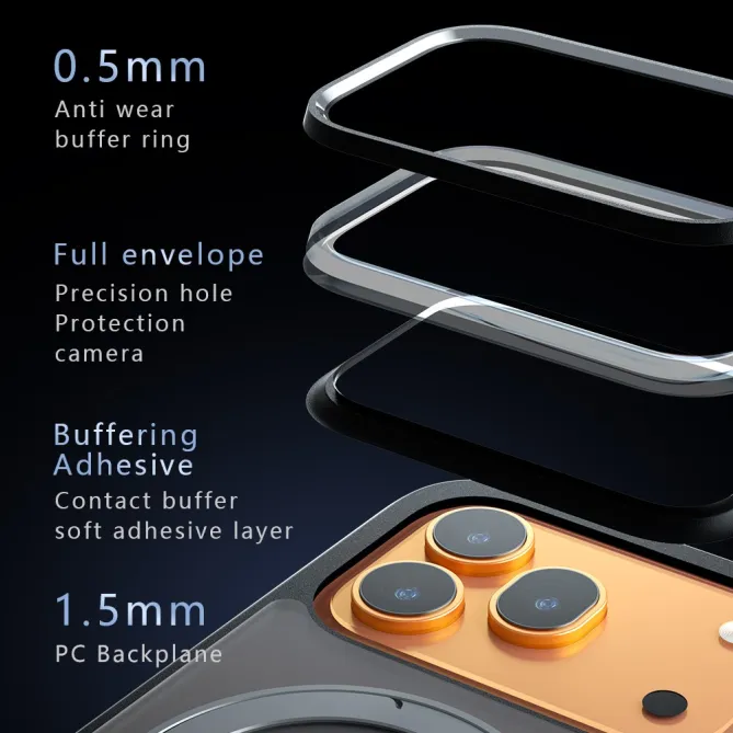 Coque Honor 600 / 600 Pro Magnétique Ring Support Semi-Transparente