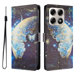 Housse Motorola Edge 70 Pro Papillon Céleste