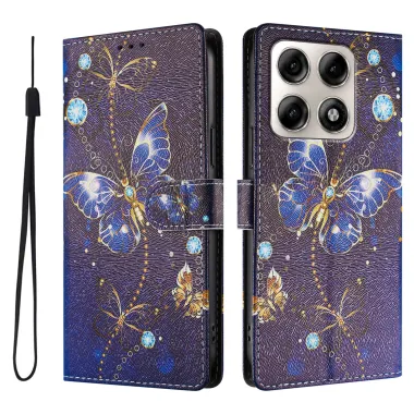 Housse Motorola Edge 70 Pro Papillons Dorés