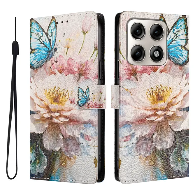 Housse Motorola Edge 70 Pro Pivoines et Papillons
