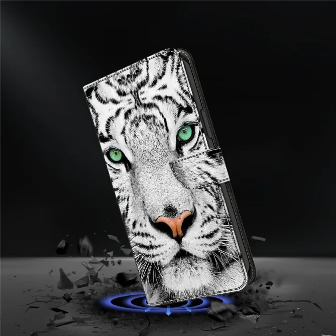 Housse Motorola Edge 70 Pro Tigre Blanc