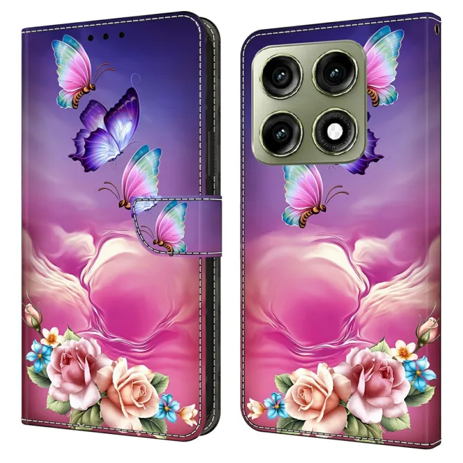 Housse Motorola Edge 70 Pro Papillons et Roses