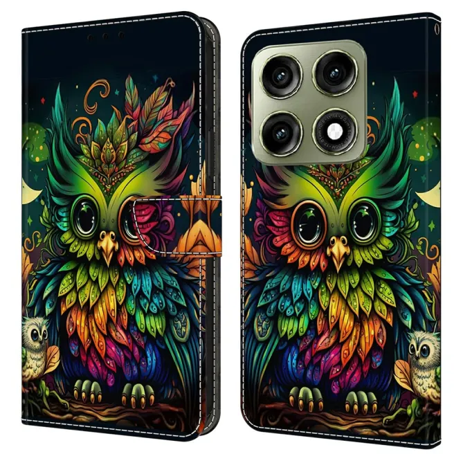 Housse Motorola Edge 70 Pro Chouette Multicolore