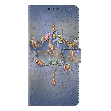 Housse Motorola Edge 70 Pro Ornement Baroque Bleu