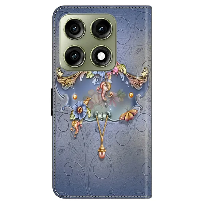 Housse Motorola Edge 70 Pro Ornement Baroque Bleu