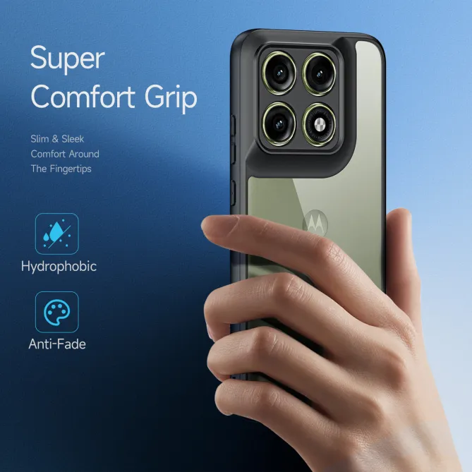 Coque Motorola Edge 70 Pro Aimo transparente certifiée chute SGS