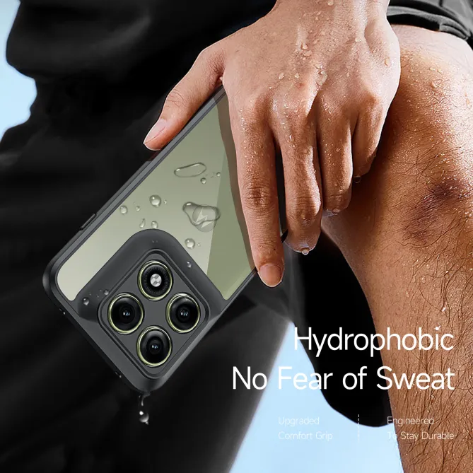Coque Motorola Edge 70 Pro Aimo transparente certifiée chute SGS