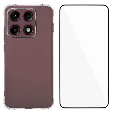 Coque Motorola Edge 70 Pro Antichoc Transparente Duo Verre Trempé
