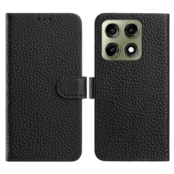Housse Motorola Edge 70 Pro en Cuir Grainé