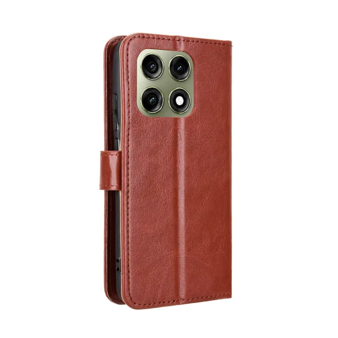 Housse Motorola Edge 70 Pro Portefeuille Effet Cuir Patiné