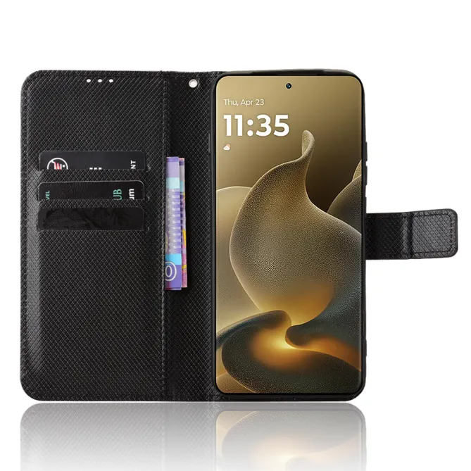 Housse Motorola Edge 70 Pro REBEKA Effet Cuir