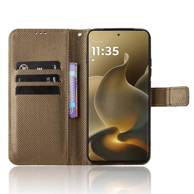 Housse Motorola Edge 70 Pro REBEKA Effet Cuir