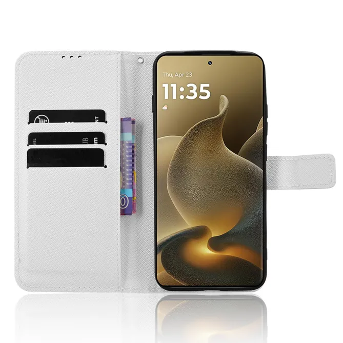 Housse Motorola Edge 70 Pro REBEKA Effet Cuir