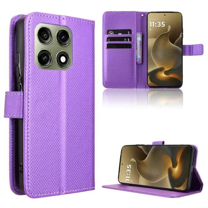 Housse Motorola Edge 70 Pro REBEKA Effet Cuir