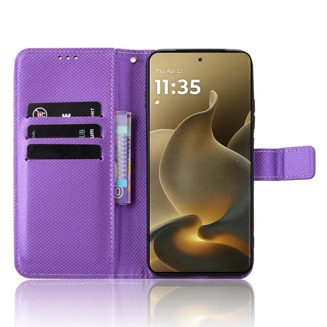 Housse Motorola Edge 70 Pro REBEKA Effet Cuir