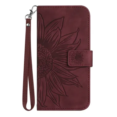 Housse Sunflower à lanière pour Motorola Edge 70 Pro