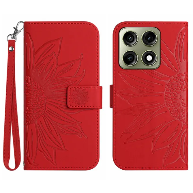 Housse Sunflower à lanière pour Motorola Edge 70 Pro