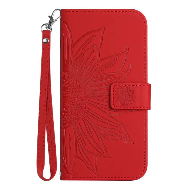 Housse Sunflower à lanière pour Motorola Edge 70 Pro