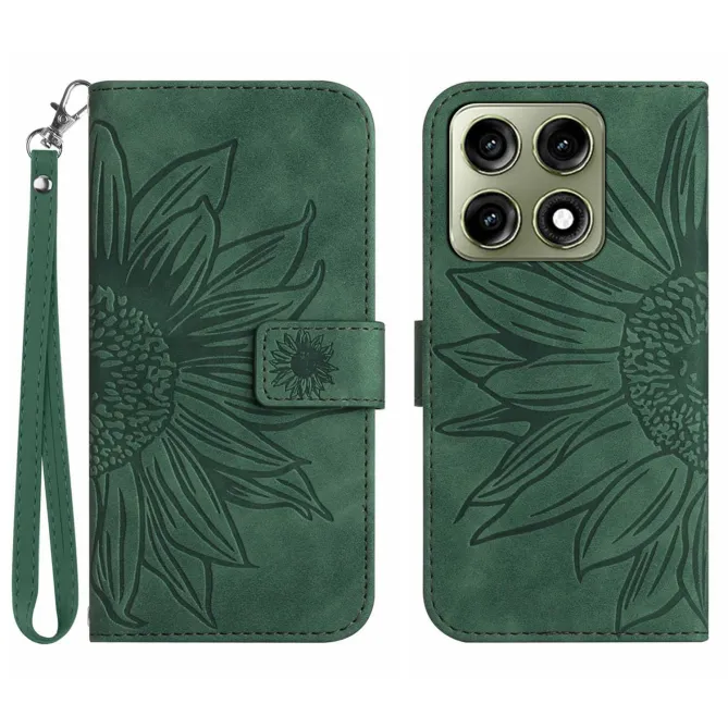 Housse Sunflower à lanière pour Motorola Edge 70 Pro