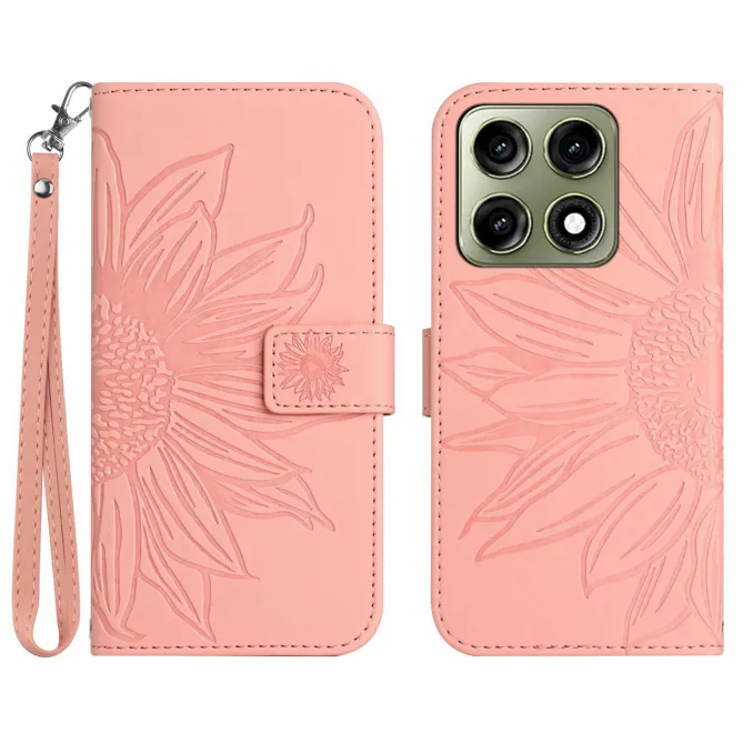 Housse Sunflower à lanière pour Motorola Edge 70 Pro