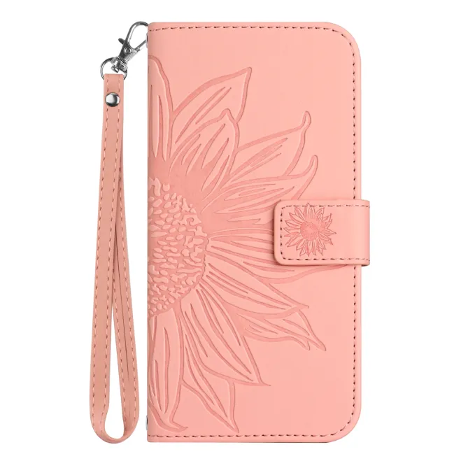 Housse Sunflower à lanière pour Motorola Edge 70 Pro