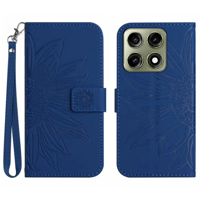 Housse Sunflower à lanière pour Motorola Edge 70 Pro