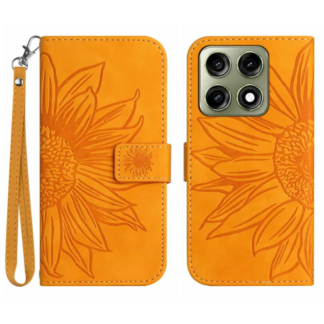 Housse Sunflower à lanière pour Motorola Edge 70 Pro