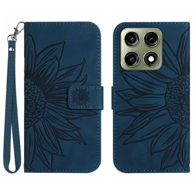 Housse Sunflower à lanière pour Motorola Edge 70 Pro