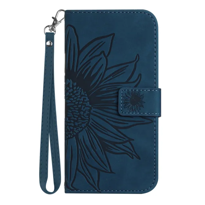 Housse Sunflower à lanière pour Motorola Edge 70 Pro