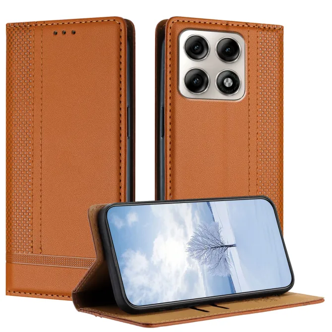 Flip Cover Motorola Edge 70 Pro Coutures avec Porte-Cartes