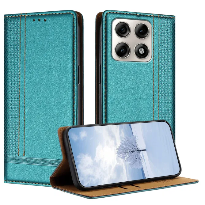Flip Cover Motorola Edge 70 Pro Coutures avec Porte-Cartes