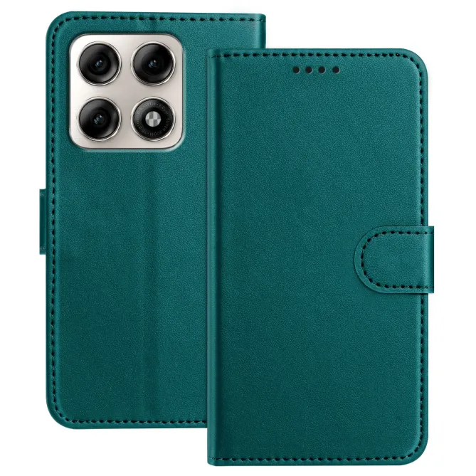 Housse Motorola Edge 70 Pro Effet Cuir avec Couture
