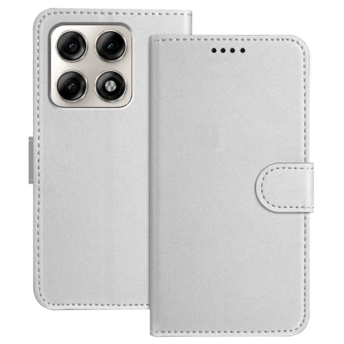Housse Motorola Edge 70 Pro Effet Cuir avec Couture