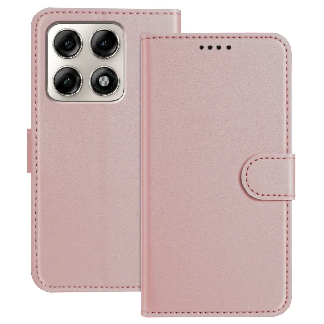 Housse Motorola Edge 70 Pro Effet Cuir avec Couture